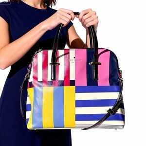 Kate Spade Multicolor Striped Women's Bag Excellent Condition